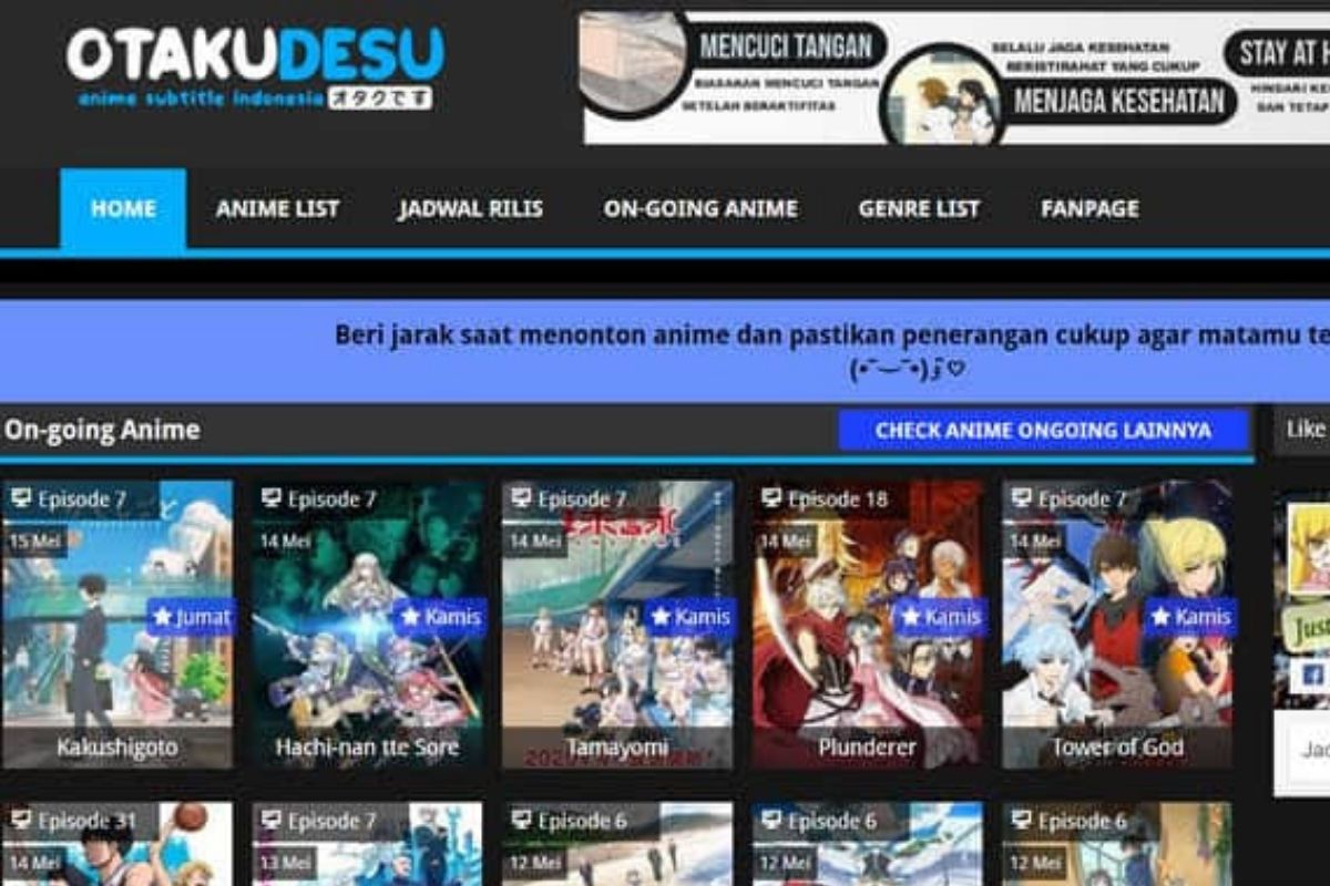 Fitur Otakudesu TV App