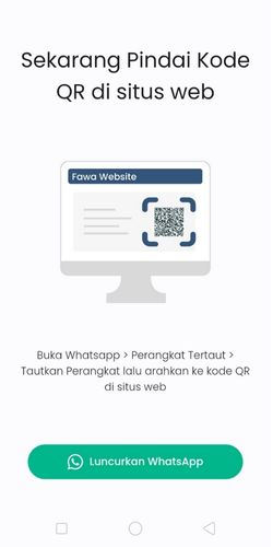 login fawa dengan qr code untuk sadap wa