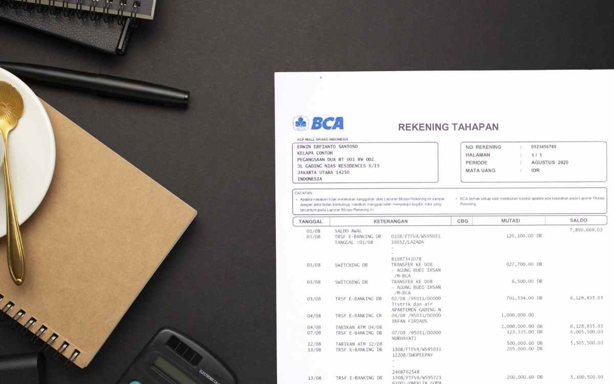 Rekening Koran Bca